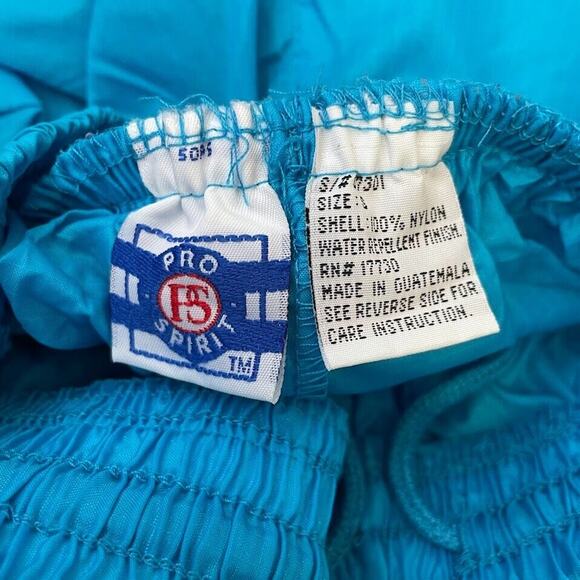 80s Pro Spirit Size Small Blue Ripstop Waterproof Wind Pants Packable Gorpcore - Picture 5 of 6